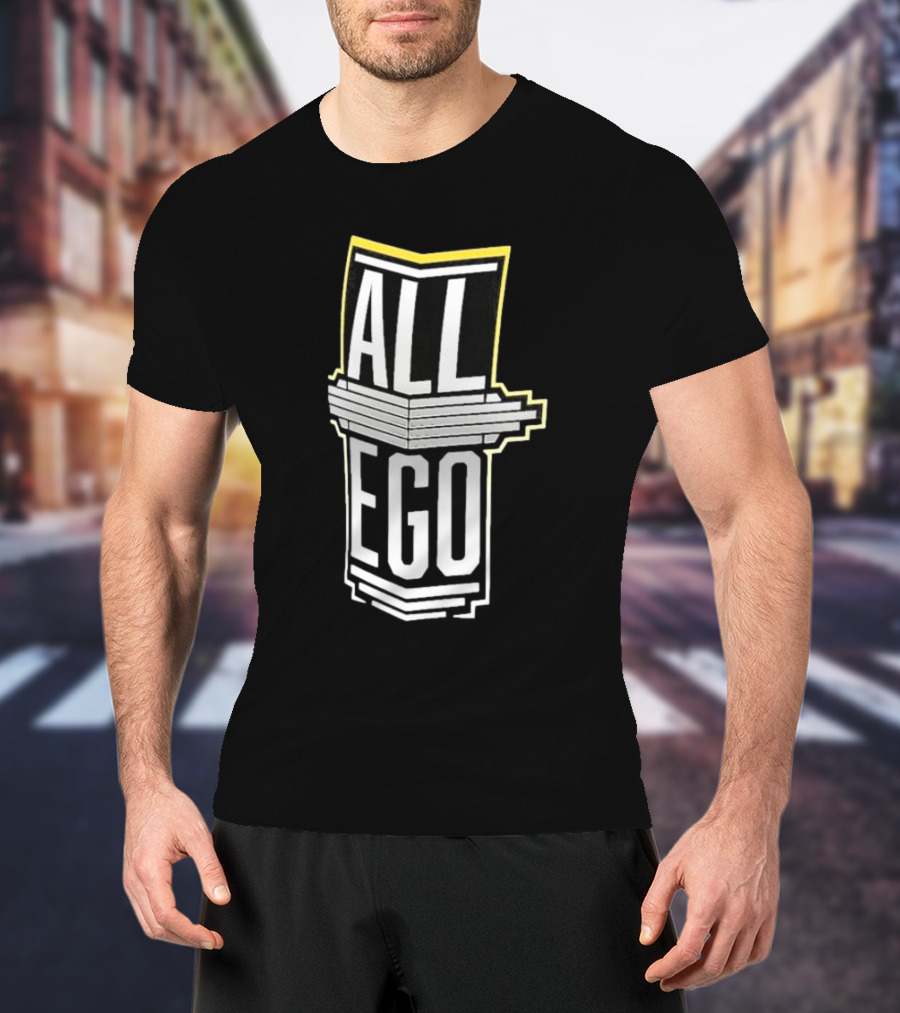Ethan Page All Ego Stacked Text T-Shirt