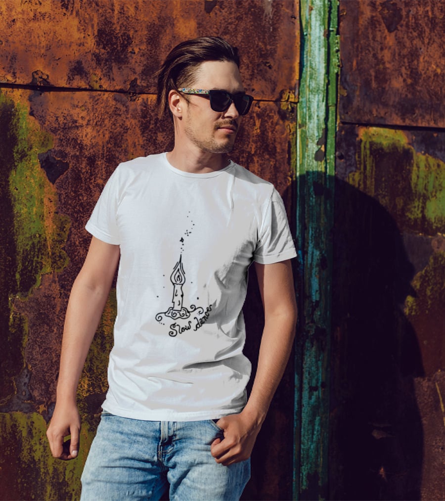 Slow Dancer Candle Charm T-Shirt