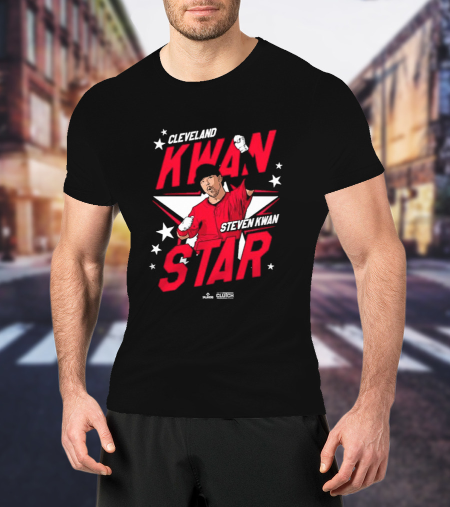 Cleveland Kwan Steven Kwan Star Baseball Clutch Olympics T-Shirt