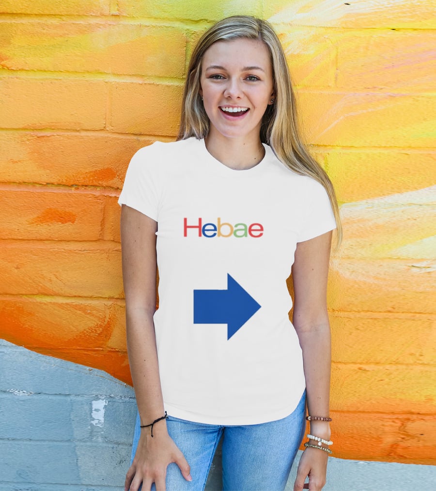 Cursed Couple’s Hebae Shebae Google Arrow T-Shirt
