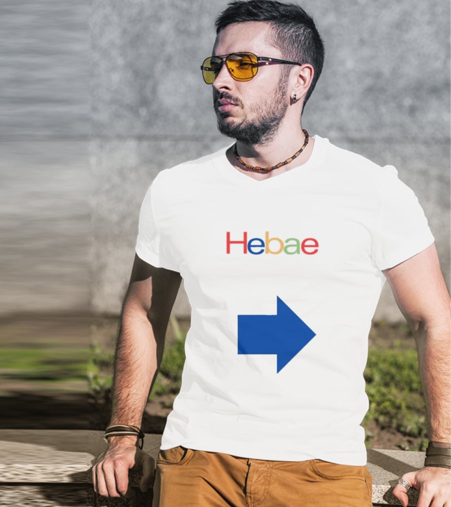 Cursed Couple’s Hebae Shebae Google Arrow T-Shirt