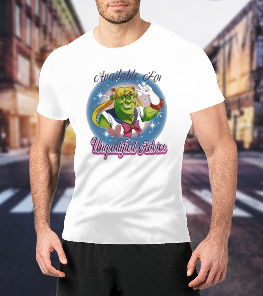 Available Ogre For Unqualified Advice Sailor Moon T-Shirt