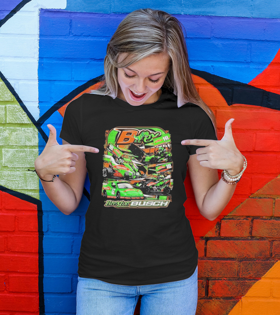 Brexton Busch Racing 18 Servpro Frog T-Shirt