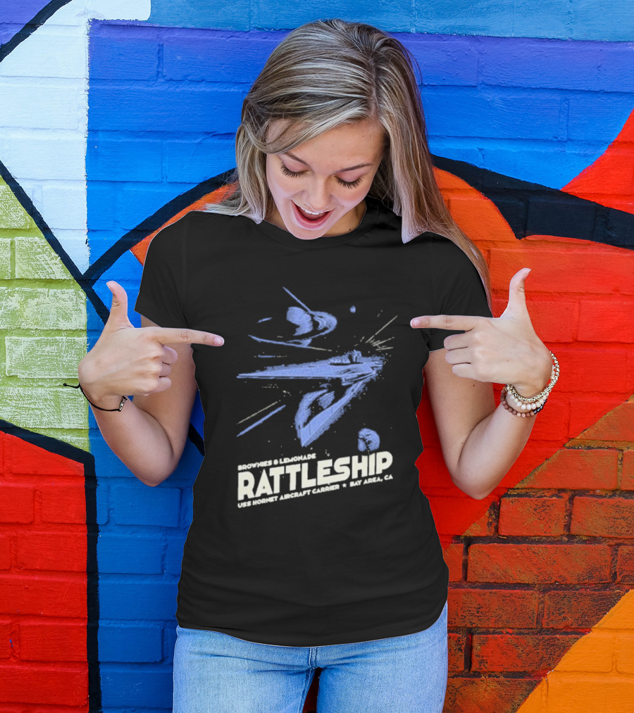 Brownies And Lemonade Rattleship USS Hornet Aircraft Carrier Bay Area CA T-Shirt