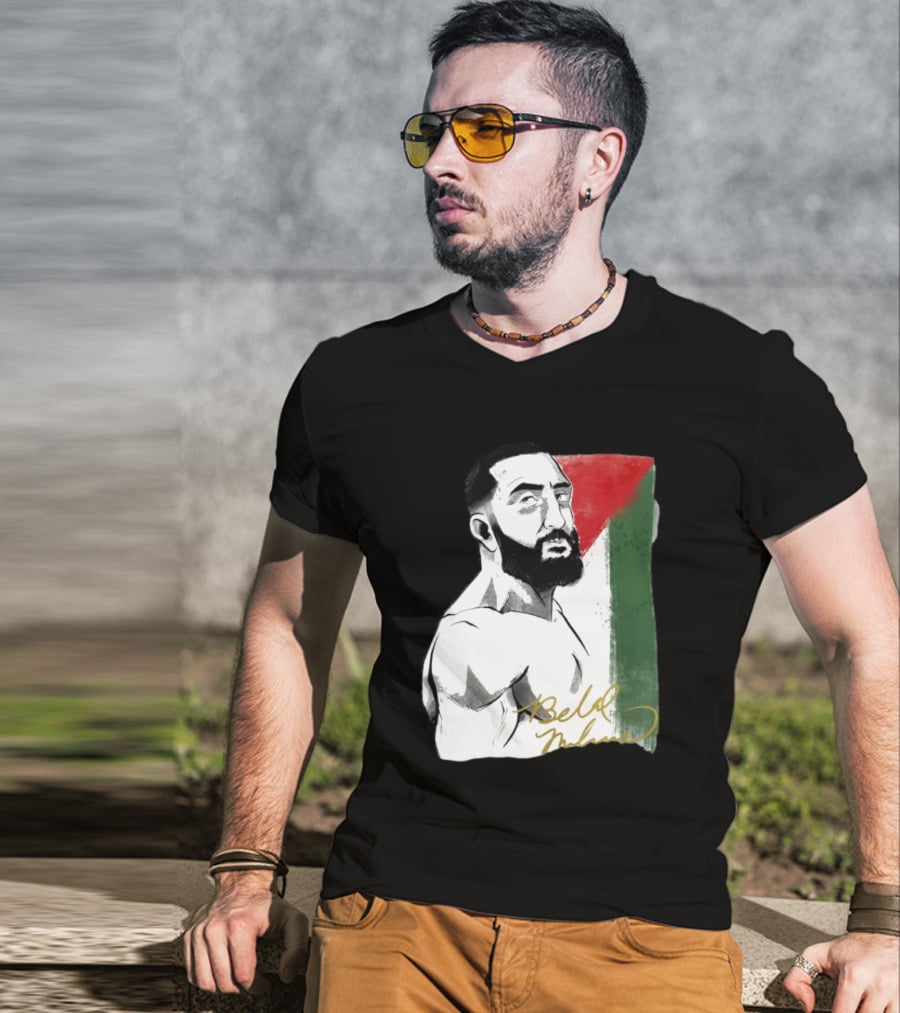 Remember The Name Belal Muhammad Palestinian Flag T-Shirt