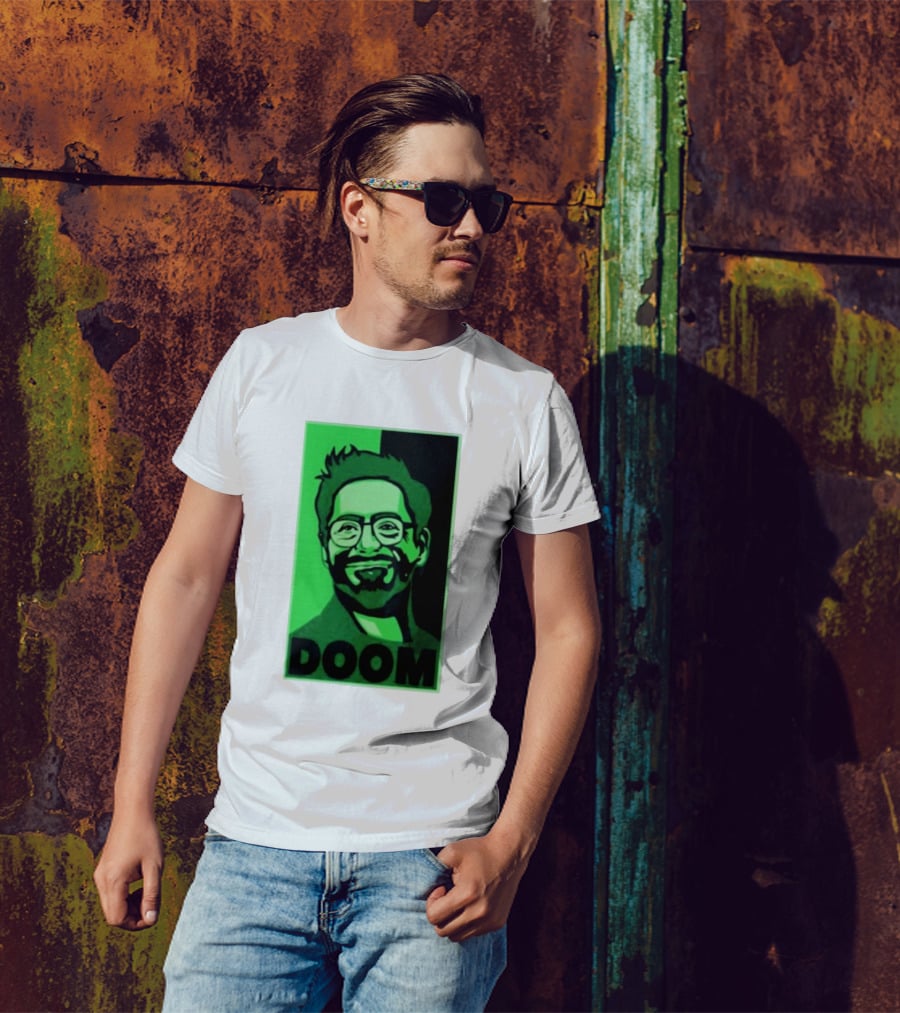 Screencrush Robert Downey Jr Doom T-Shirt