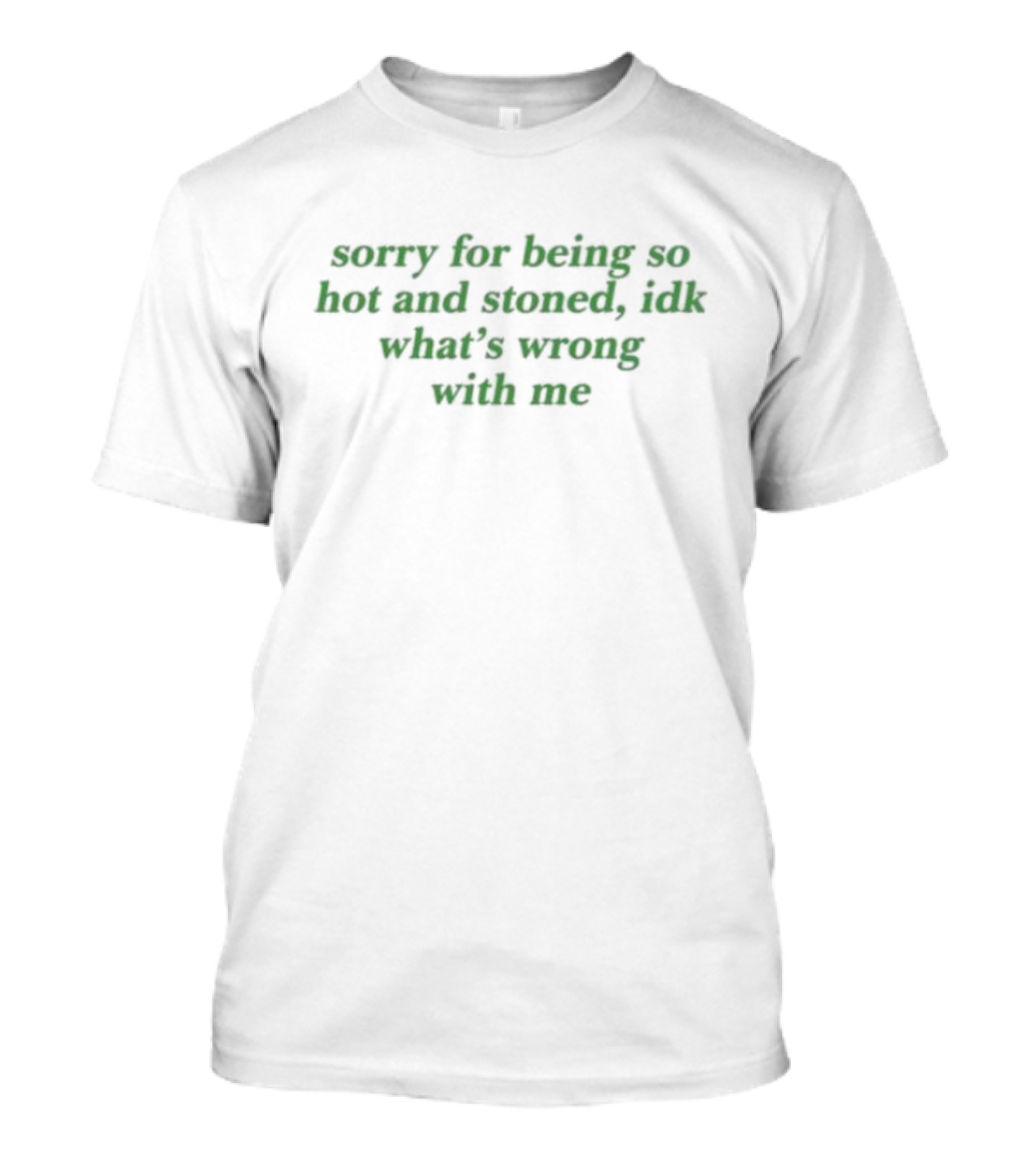 Sorry For Being So Hot And Stoned Idk What's Wrong With Me T-Shirt