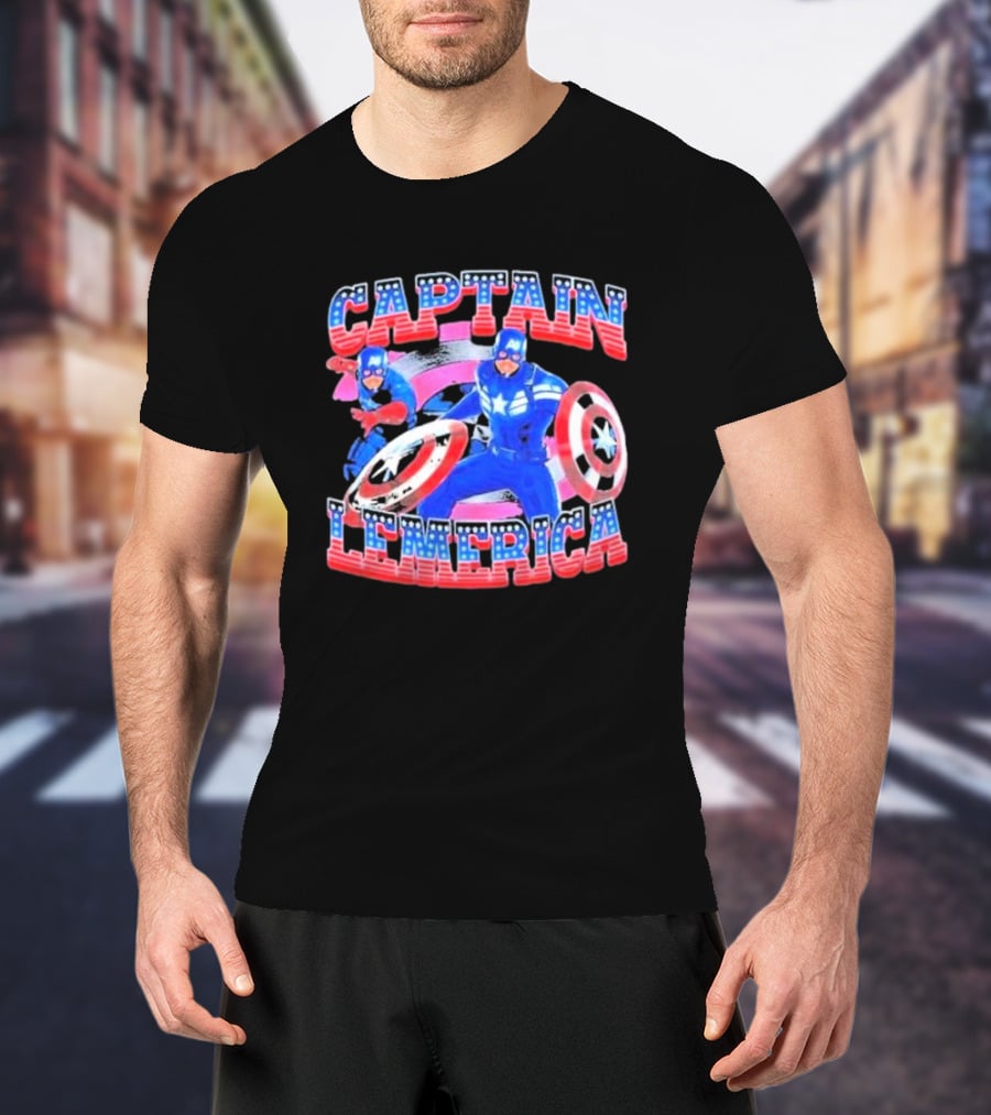 Captain Lemerica Lebron James Captain America T-Shirt