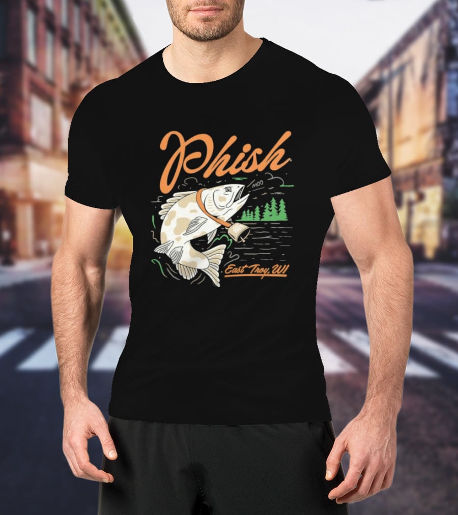 Phish East Troy WI Moo Fish July T-Shirt