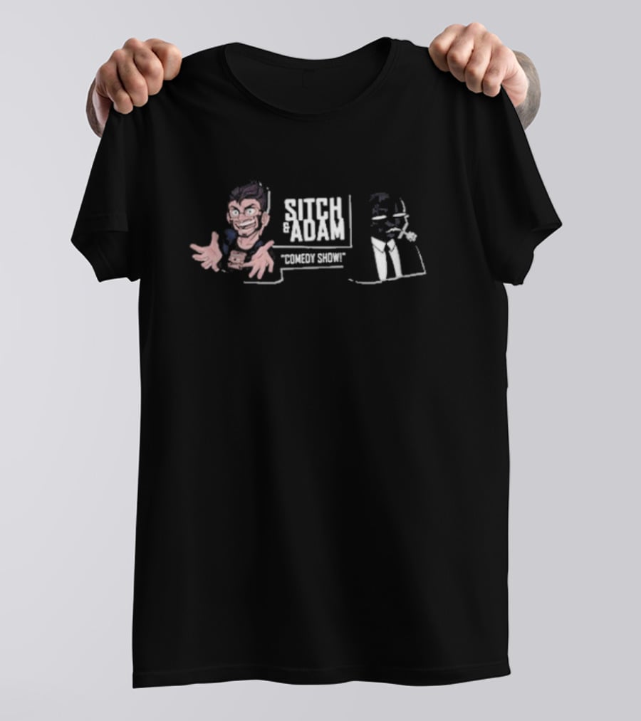 Sitch And Adam Comedy Show Cartoon Characters T-Shirt