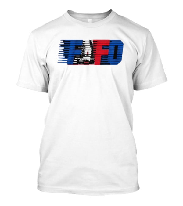 Usa Fafo Red White Blue Stripes T-Shirt