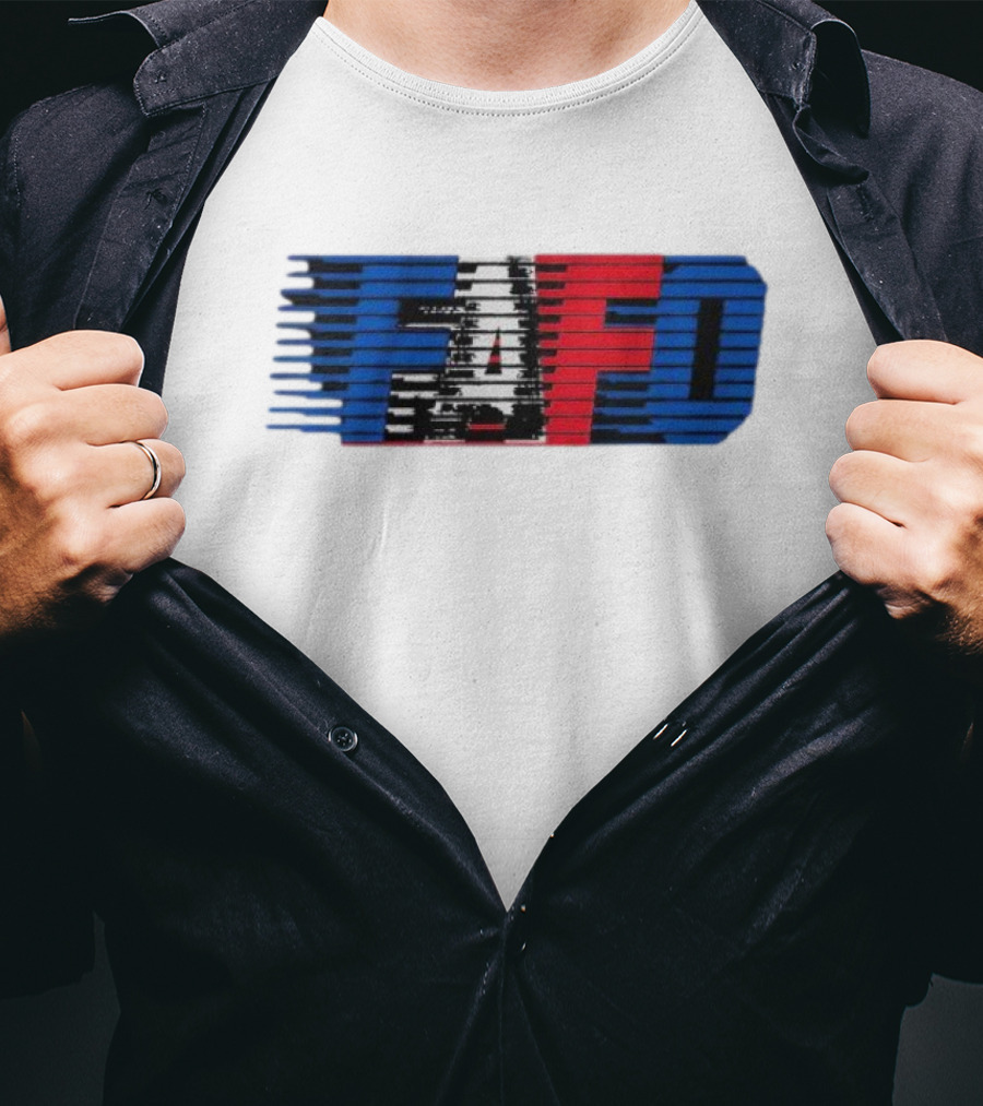 Usa Fafo Red White Blue Stripes T-Shirt