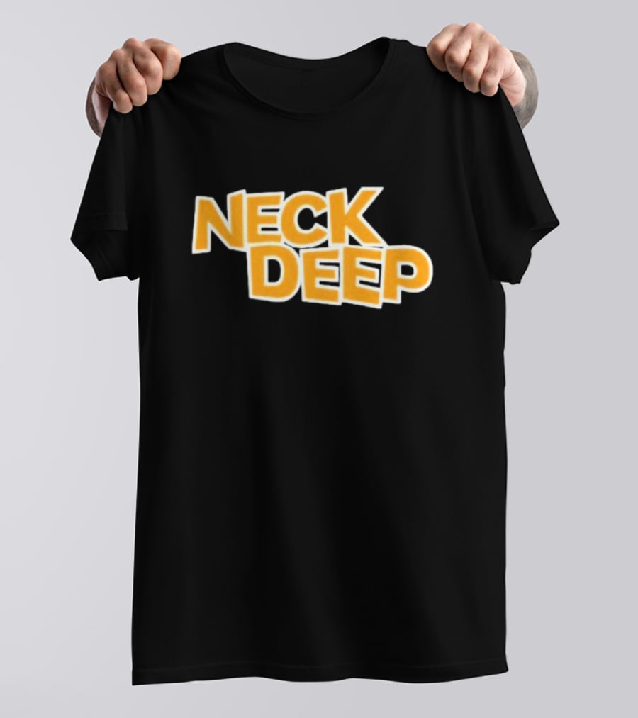 Neck Deep Text T-Shirt