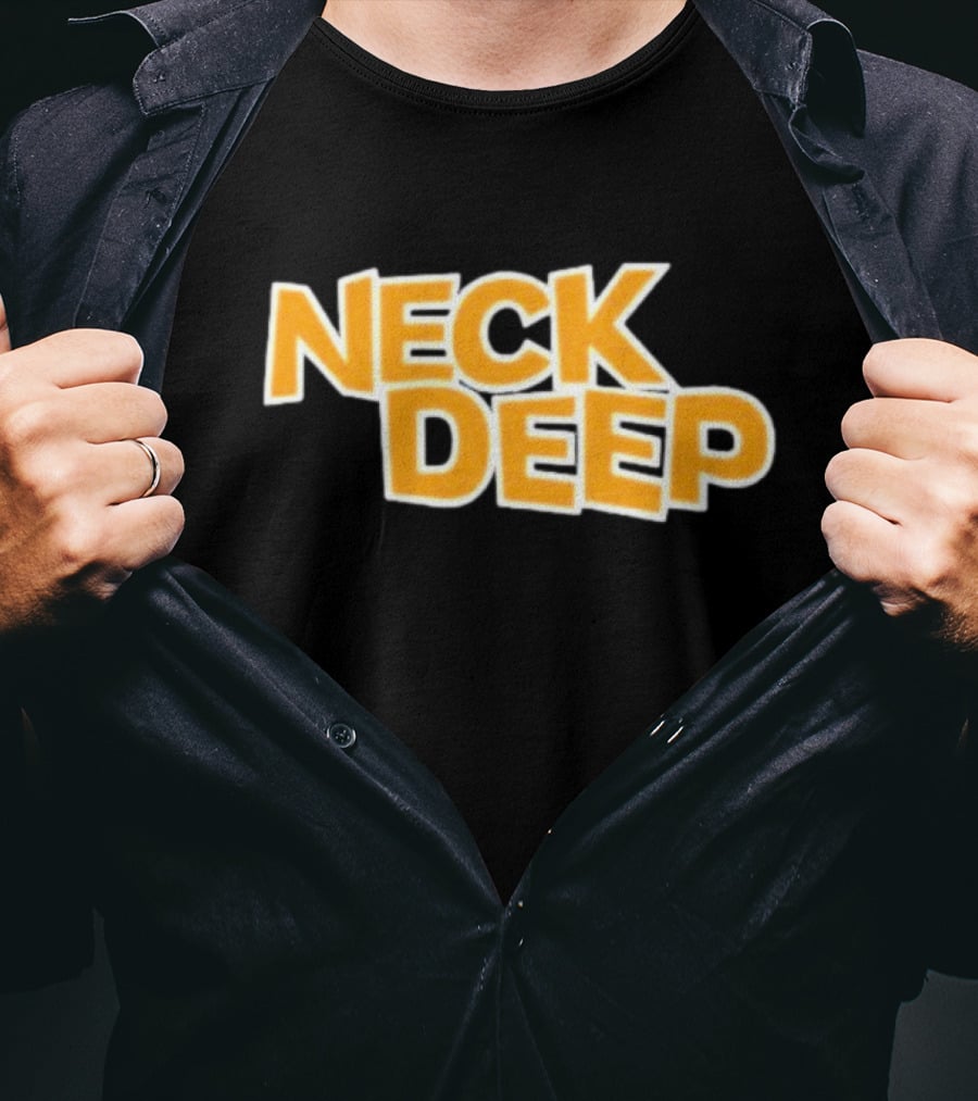 Neck Deep Text T-Shirt