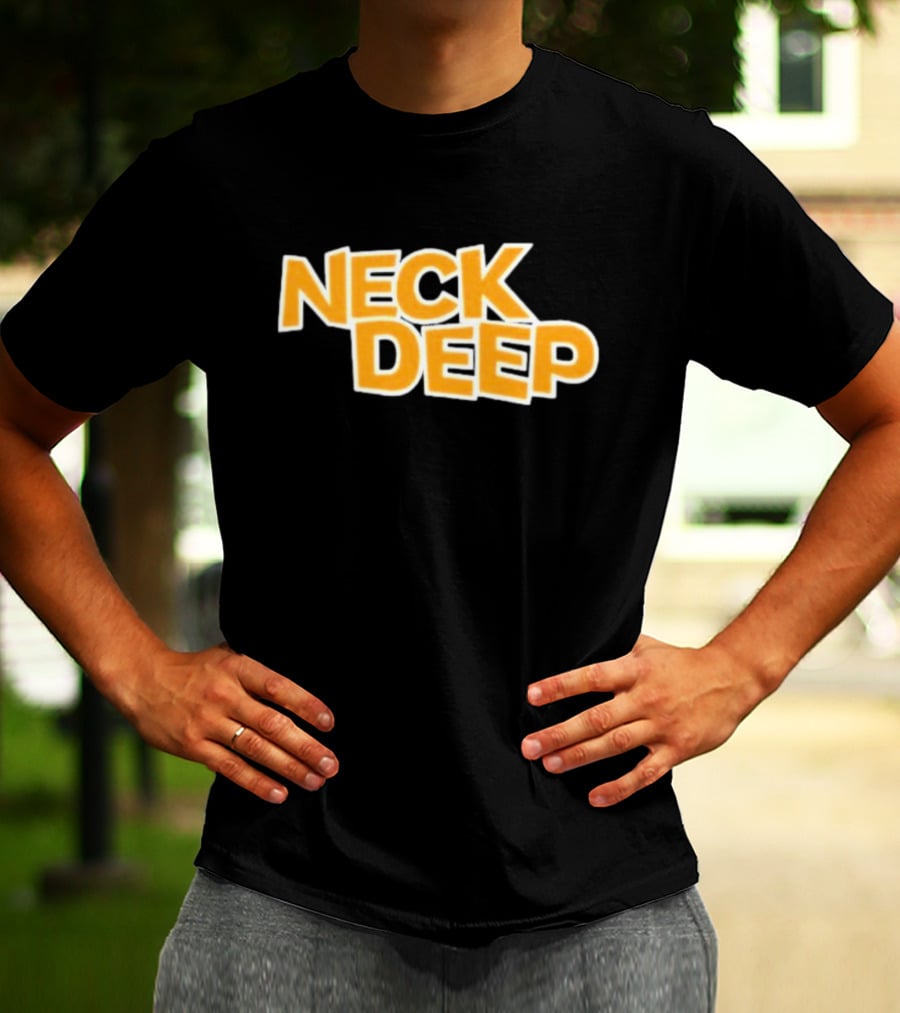 Neck Deep Text T-Shirt
