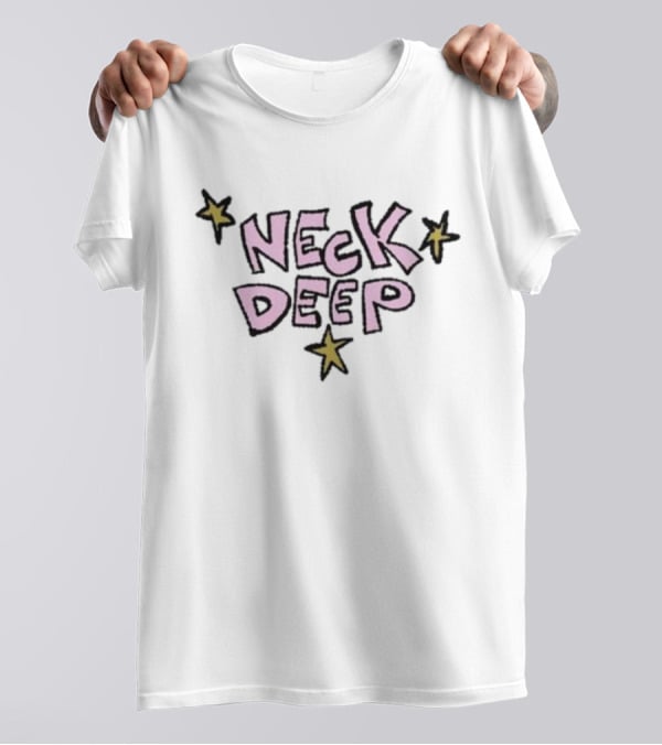 Neck Deep Stars Vintage Style T-Shirt