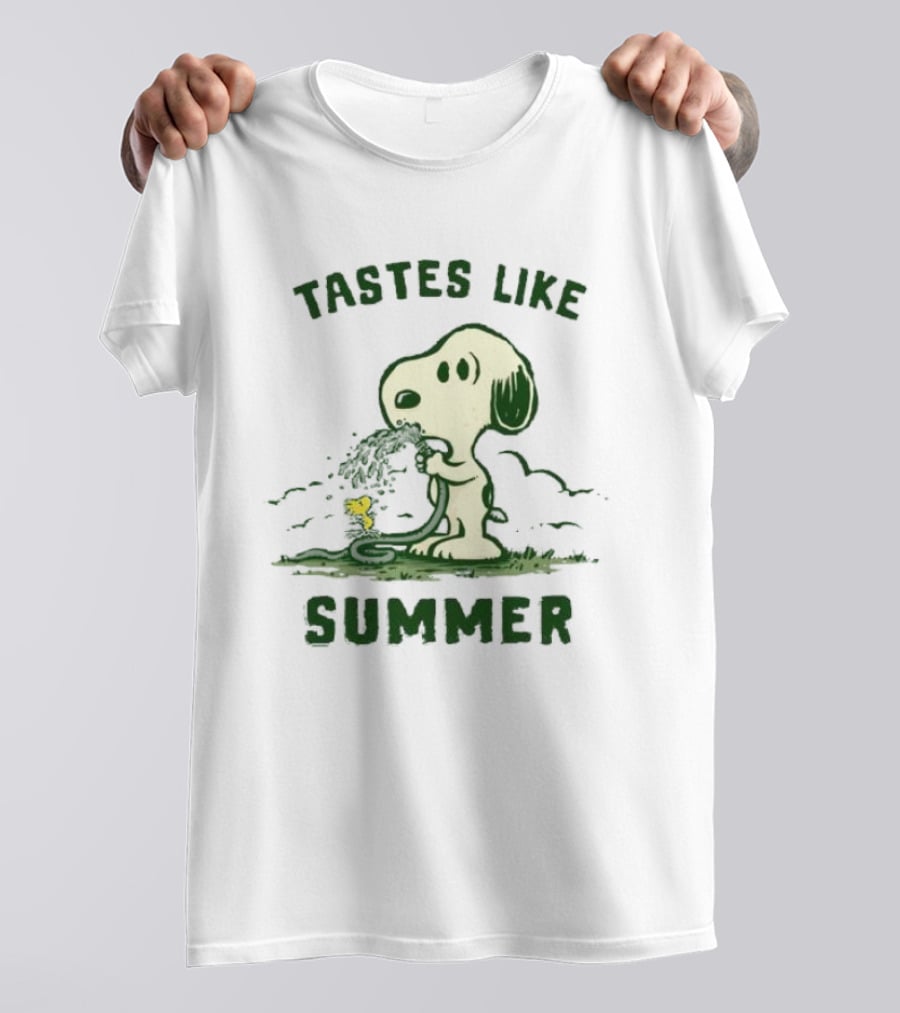 Tastes Like Summer Snoopy And Woodstock Peanuts T-Shirt