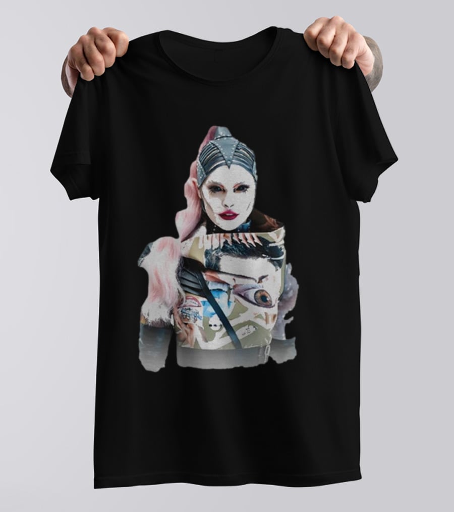 SKYND Catch Me If You Can Eerie Surrealist Portrait With Distinctive Mask And Eye T-Shirt