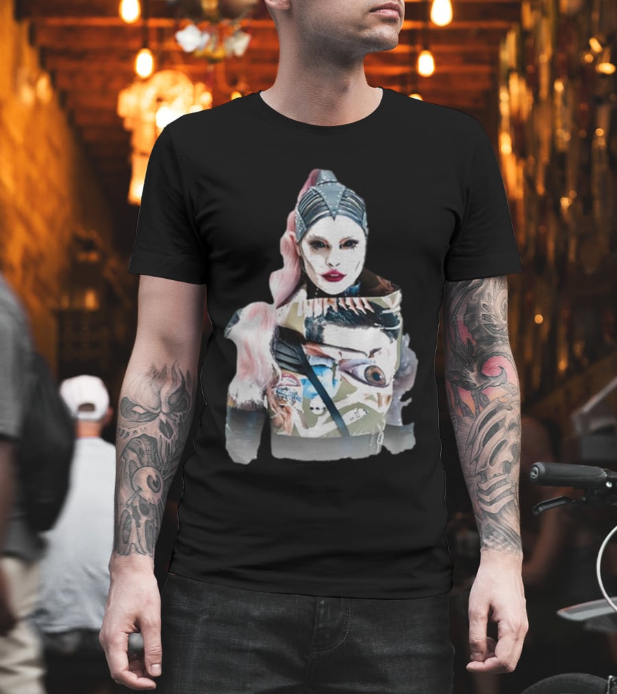 SKYND Catch Me If You Can Eerie Surrealist Portrait With Distinctive Mask And Eye T-Shirt