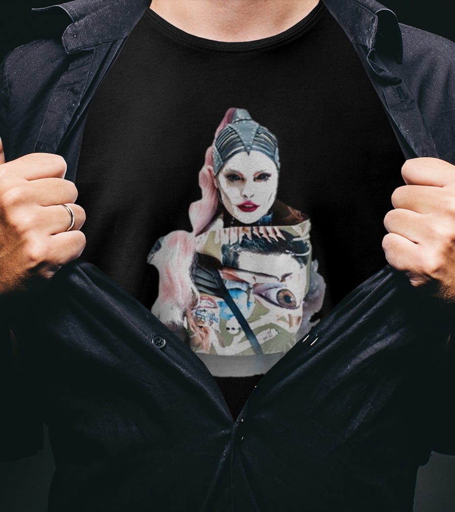 SKYND Catch Me If You Can Eerie Surrealist Portrait With Distinctive Mask And Eye T-Shirt