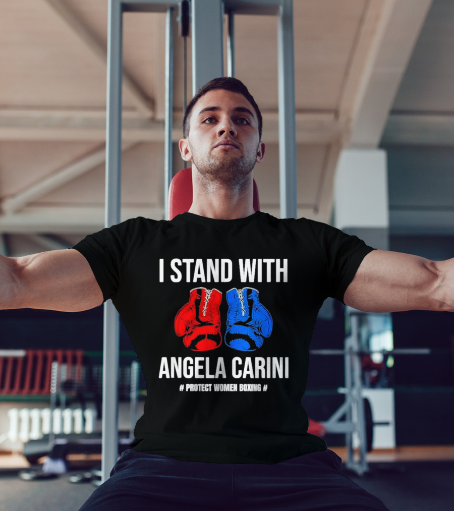 I Stand With Angela Carini Protect Women Boxing T-Shirt