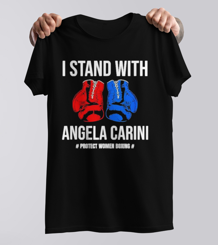 I Stand With Angela Carini Protect Women Boxing T-Shirt