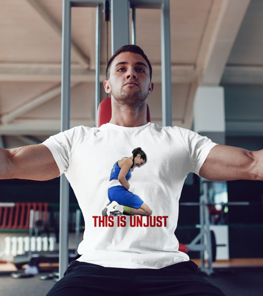 Kellie-Jay Keen Angela Carini This Is Unjust Athlete Kneeling T-Shirt