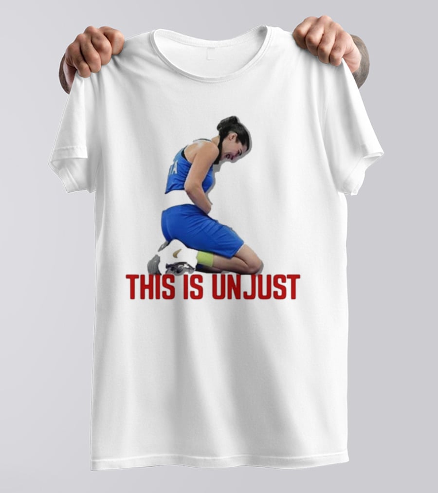 Kellie-Jay Keen Angela Carini This Is Unjust Athlete Kneeling T-Shirt