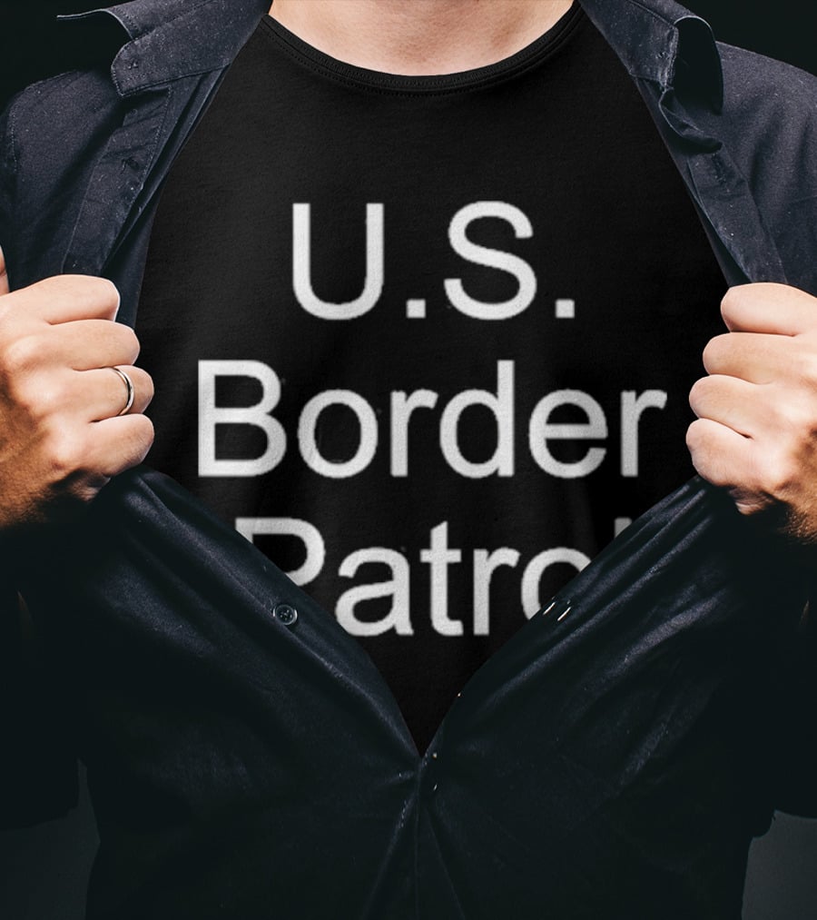Michael Harriot U.S. Border Patrol Text T-Shirt
