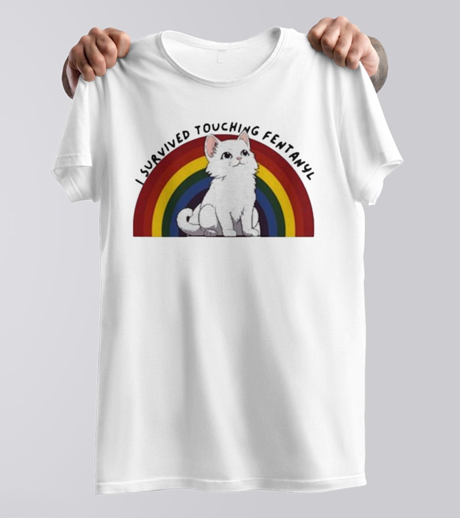 Naomi I Survived Touching Fentanyl Cat T-Shirt
