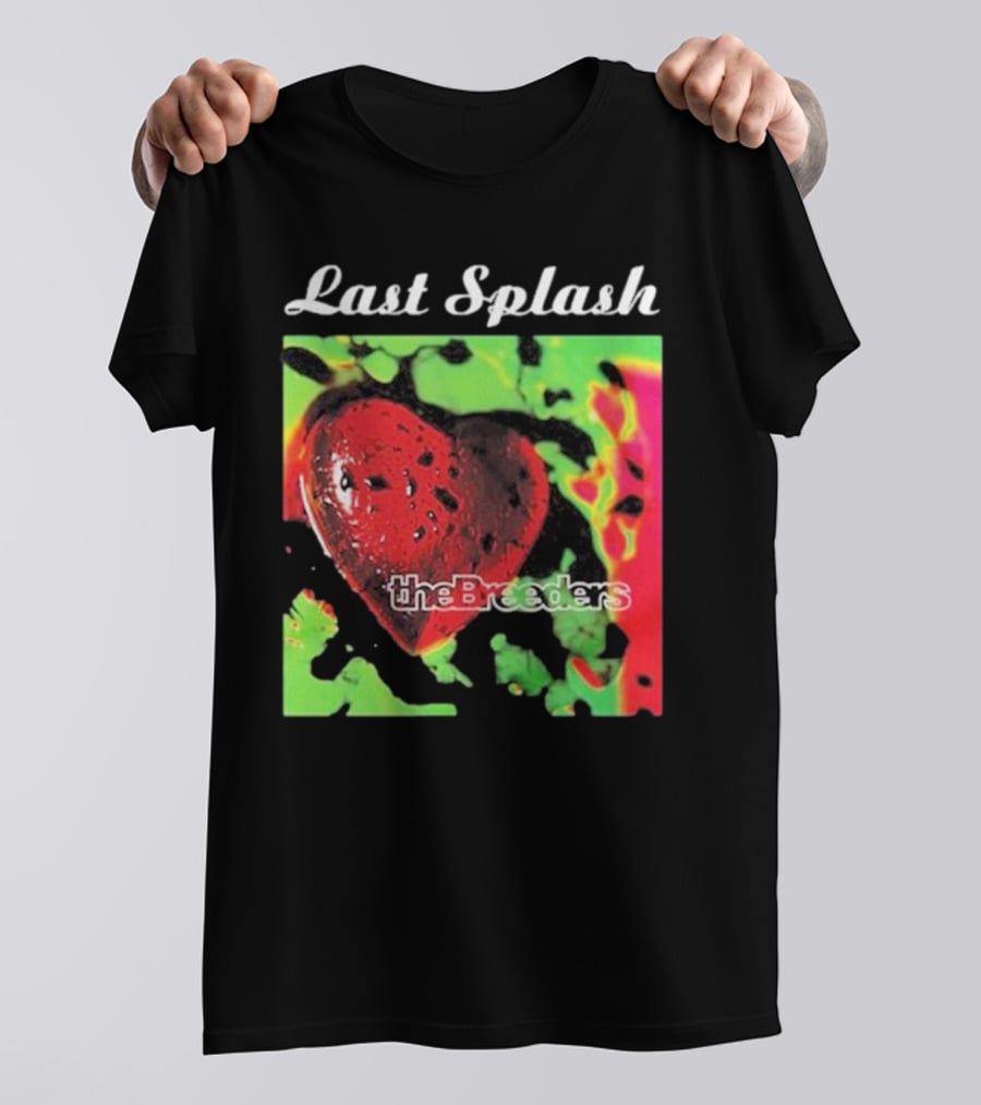 The Breeders Last Splash Album Art With Heart Image T-Shirt