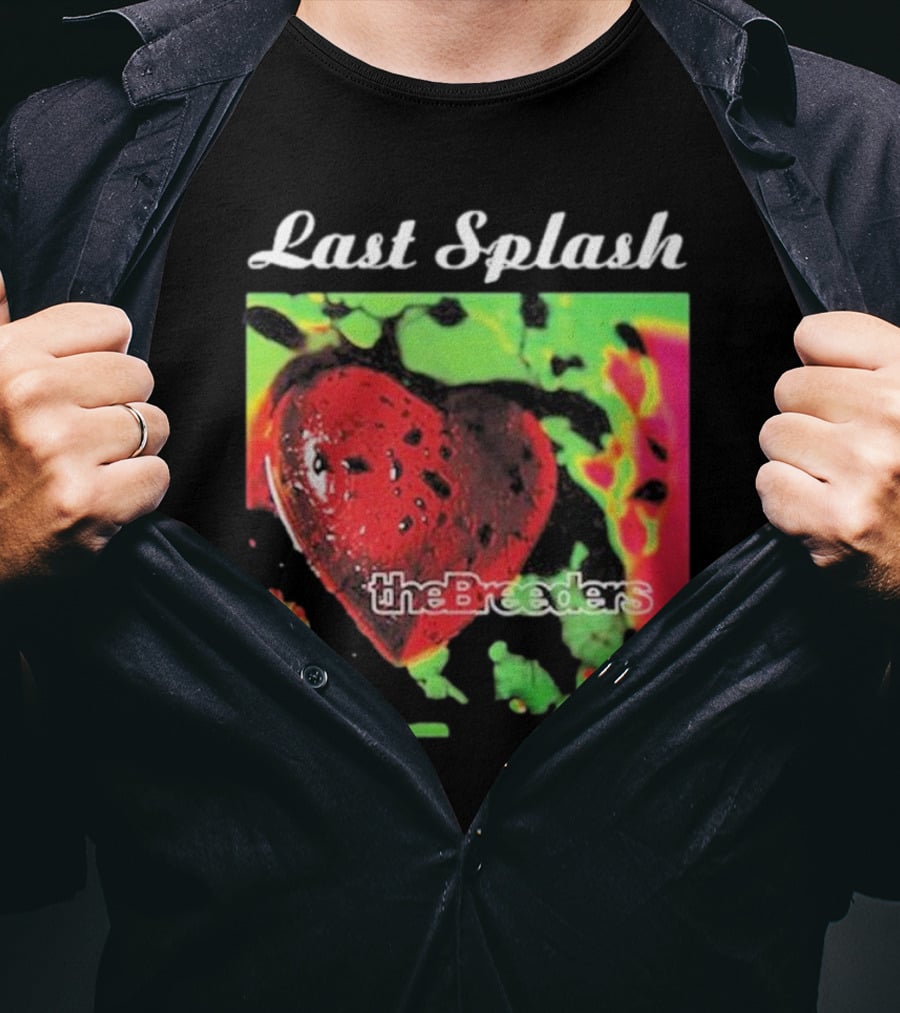 The Breeders Last Splash Album Art With Heart Image T-Shirt