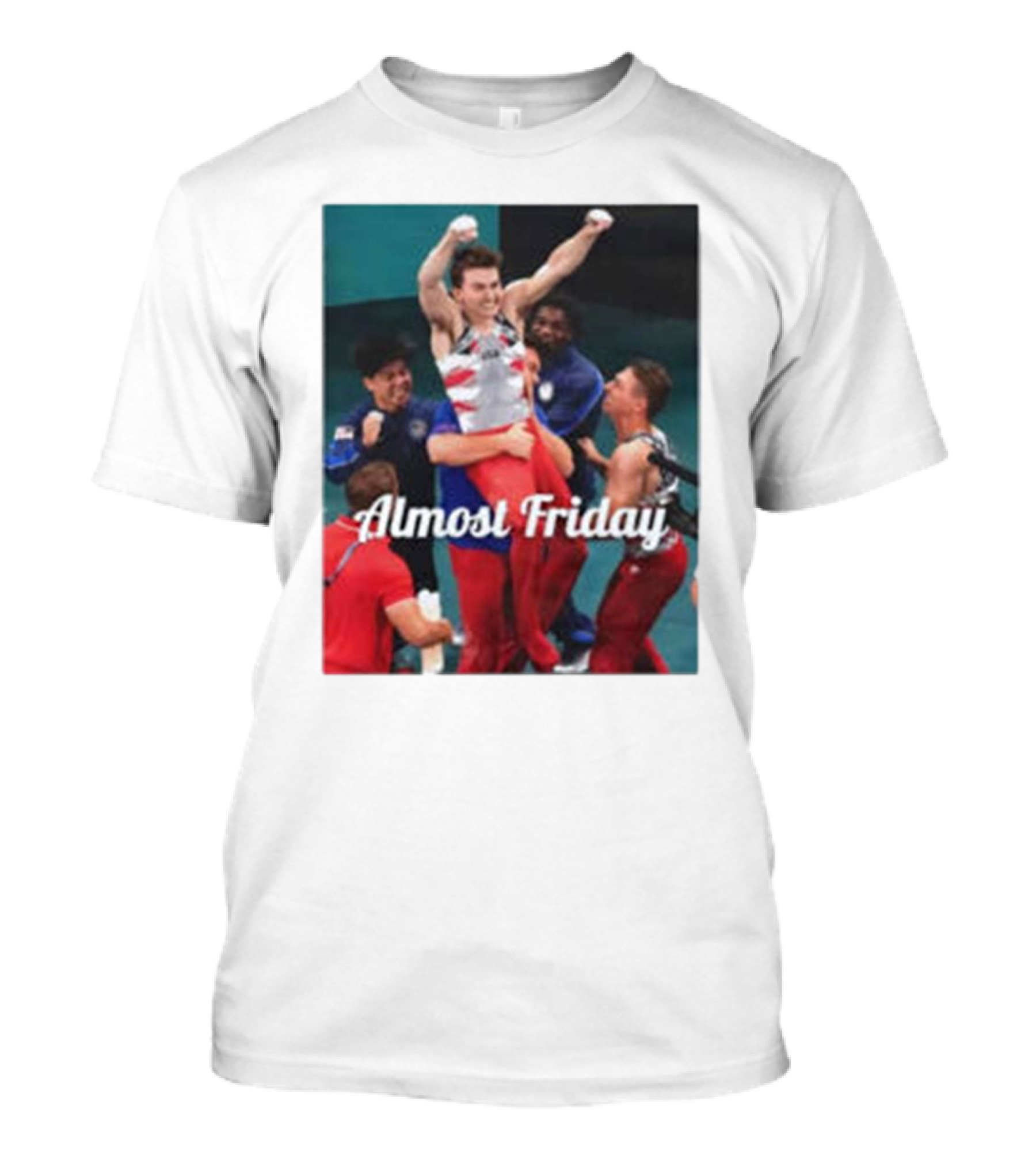 Paul Juda Celebratory Almost Friday Olympic Kid T-Shirt