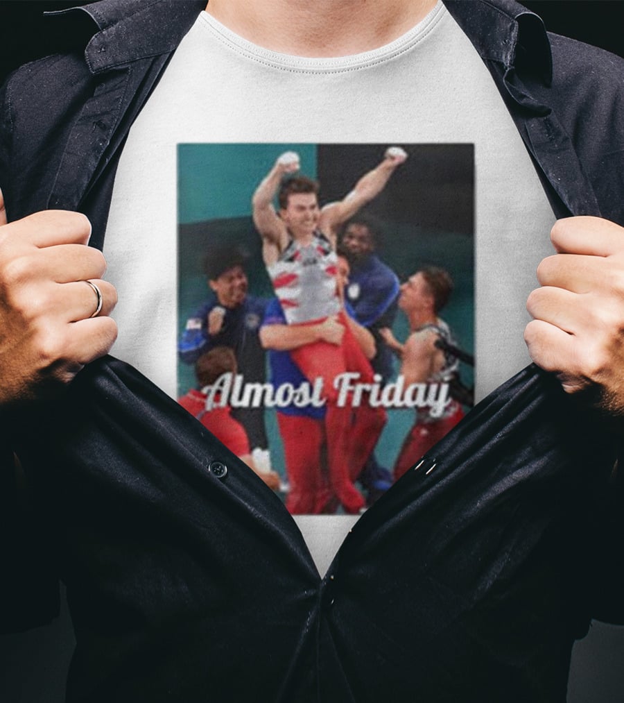 Paul Juda Celebratory Almost Friday Olympic Kid T-Shirt