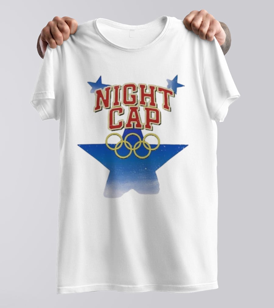 Night Cap Olympics Star Rings T-Shirt
