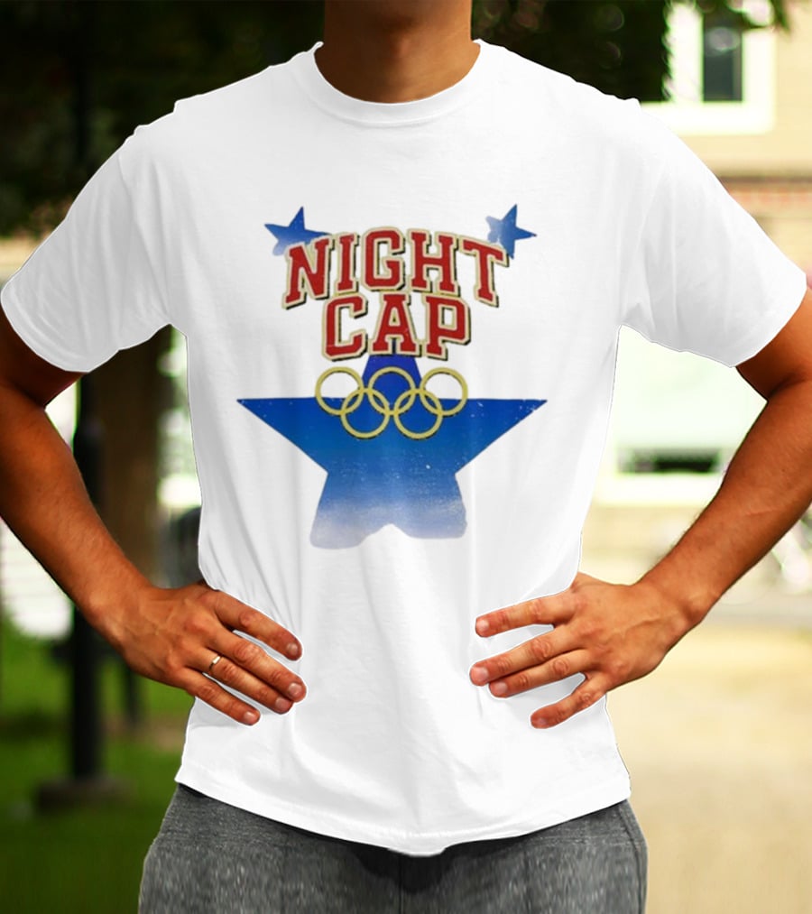 Night Cap Olympics Star Rings T-Shirt