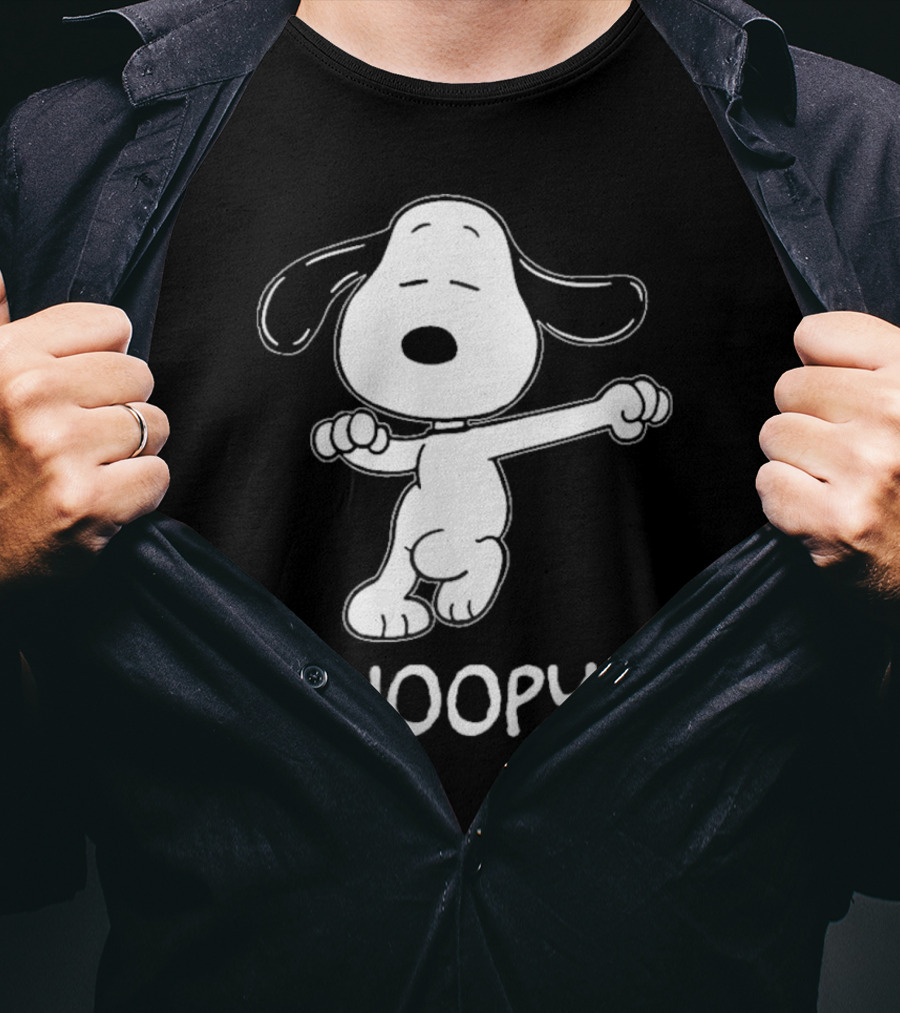 Snoopy Dance Style Peanuts Comic Character T-Shirt