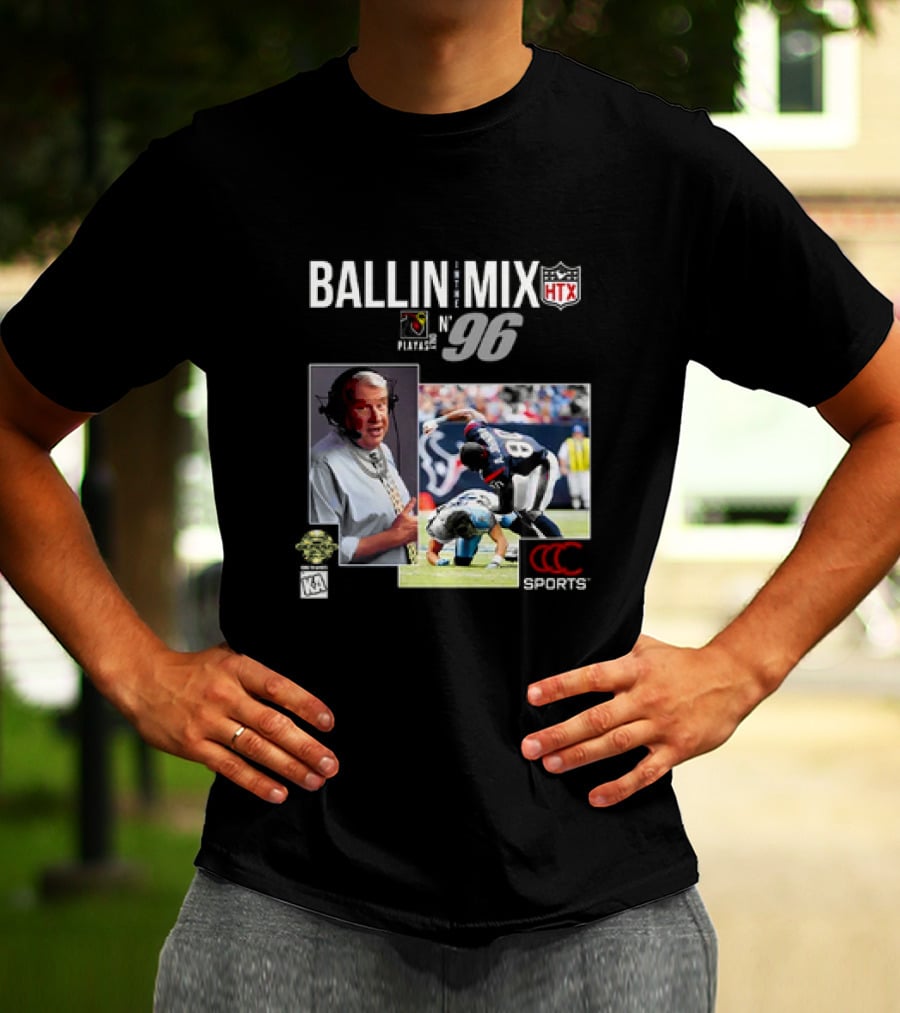 Ballin In The Mix HTX Playas N° 96 Sports T-Shirt