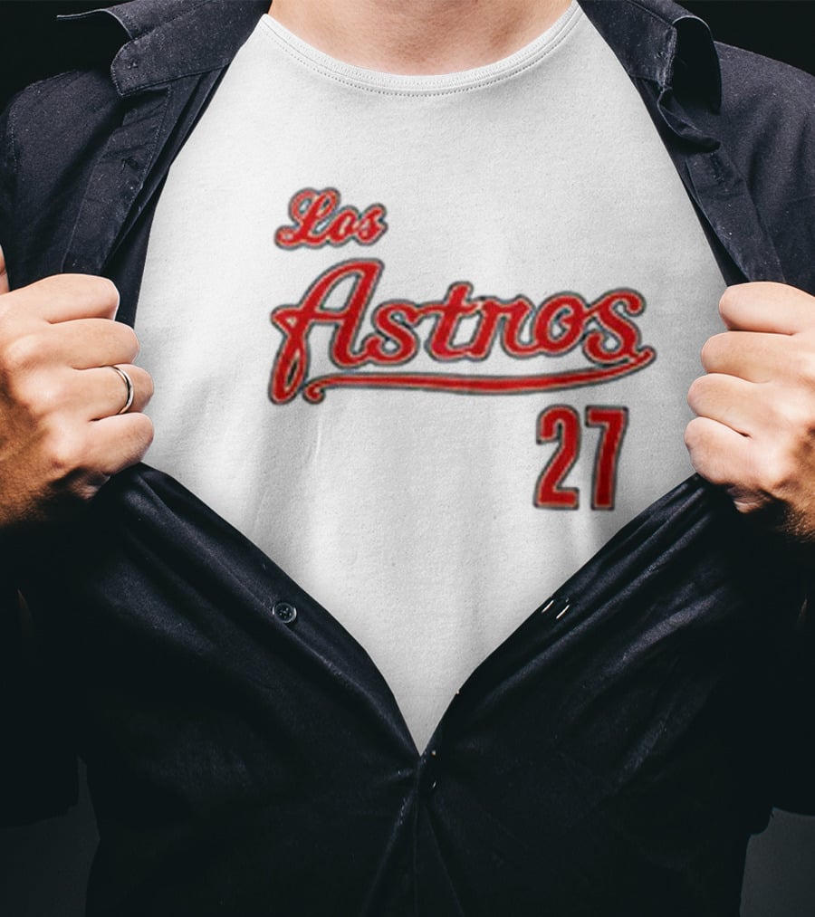 Jose Altuve Los Astros 27 Jersey Giveaway T-Shirt