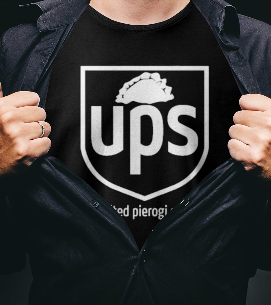 UPS Unlimited Pierogi Storage Logo Parody Joseph S. Pete T-Shirt