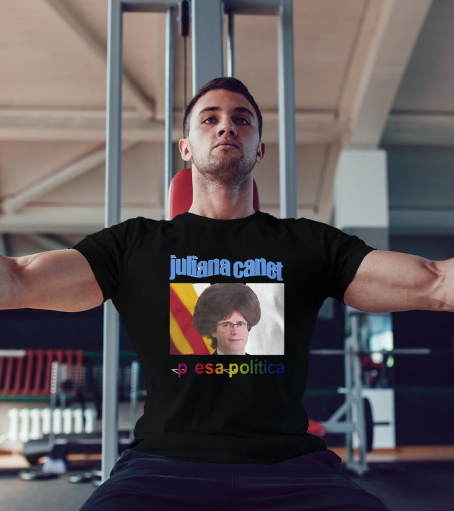 Juliana Canet Pesa Política Catalonian Flag Hair Photo T-Shirt