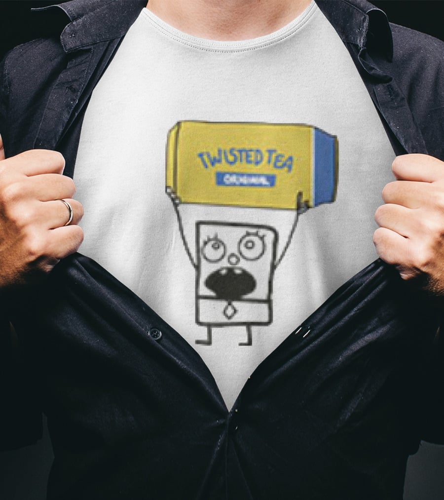 Twisted Tea Original DoodleBob Mashup T-Shirt