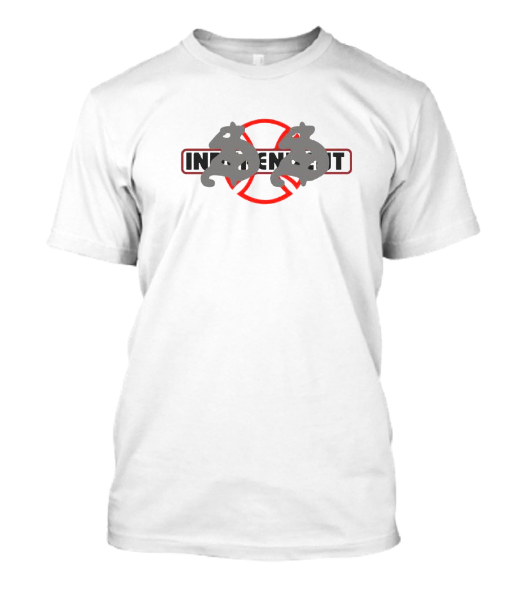 Twoseven University Independent Motorcycle Wheel T-Shirt