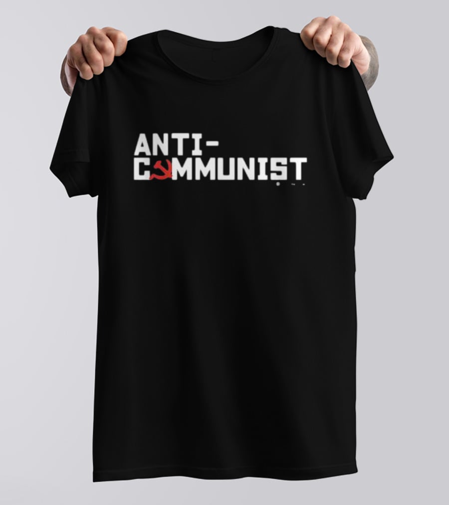 Zachary Tisdale Anti-Communist With Hammer And Sickle T-Shirt