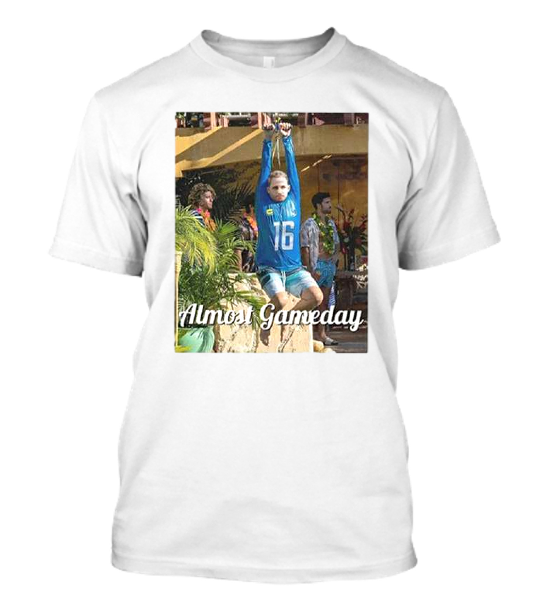 Almost Gameday Zipline Adventure In Sports Jersey T-Shirt