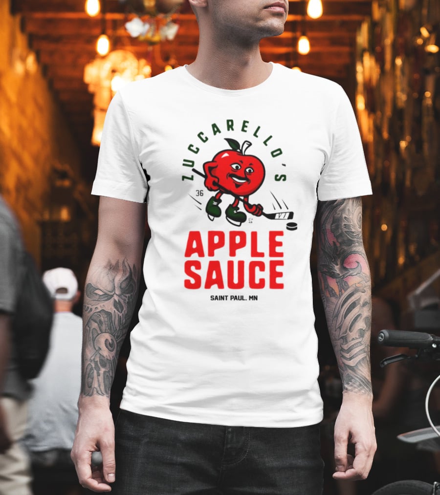 Zuccarello's Applesauce Hockey Saint Paul MN T-Shirt
