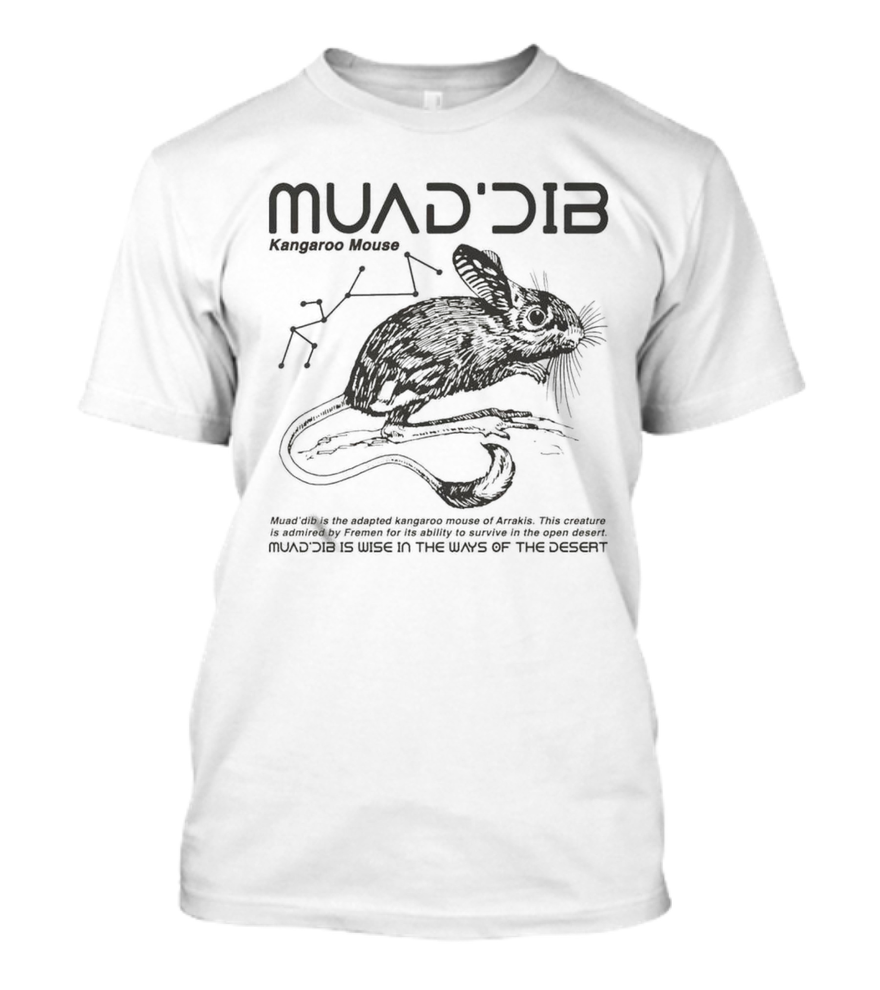 MUAD’DIB Kangaroo Mouse Arrakis Creature Wise In The Ways Of The Desert T-Shirt