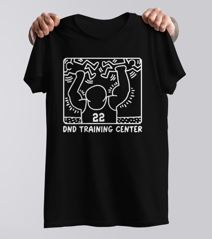 Shopdonotdisturb Dnd Training Center Number 22 Iconic Basketball T-Shirt