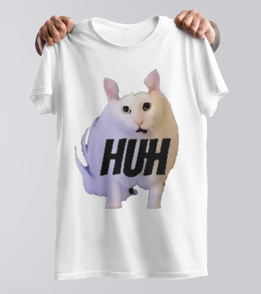 Huh Cat Meme Image T-Shirt