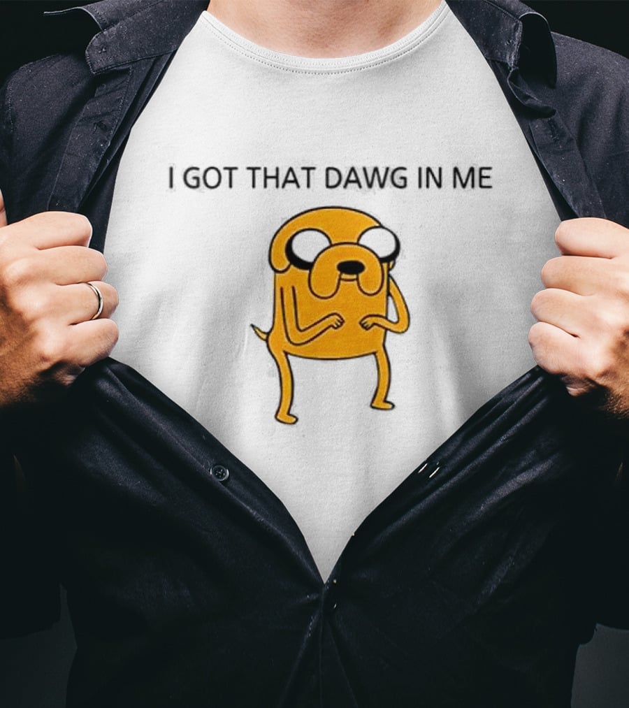 I Got That Dawg In Me Dog Character Orange Body T-Shirt